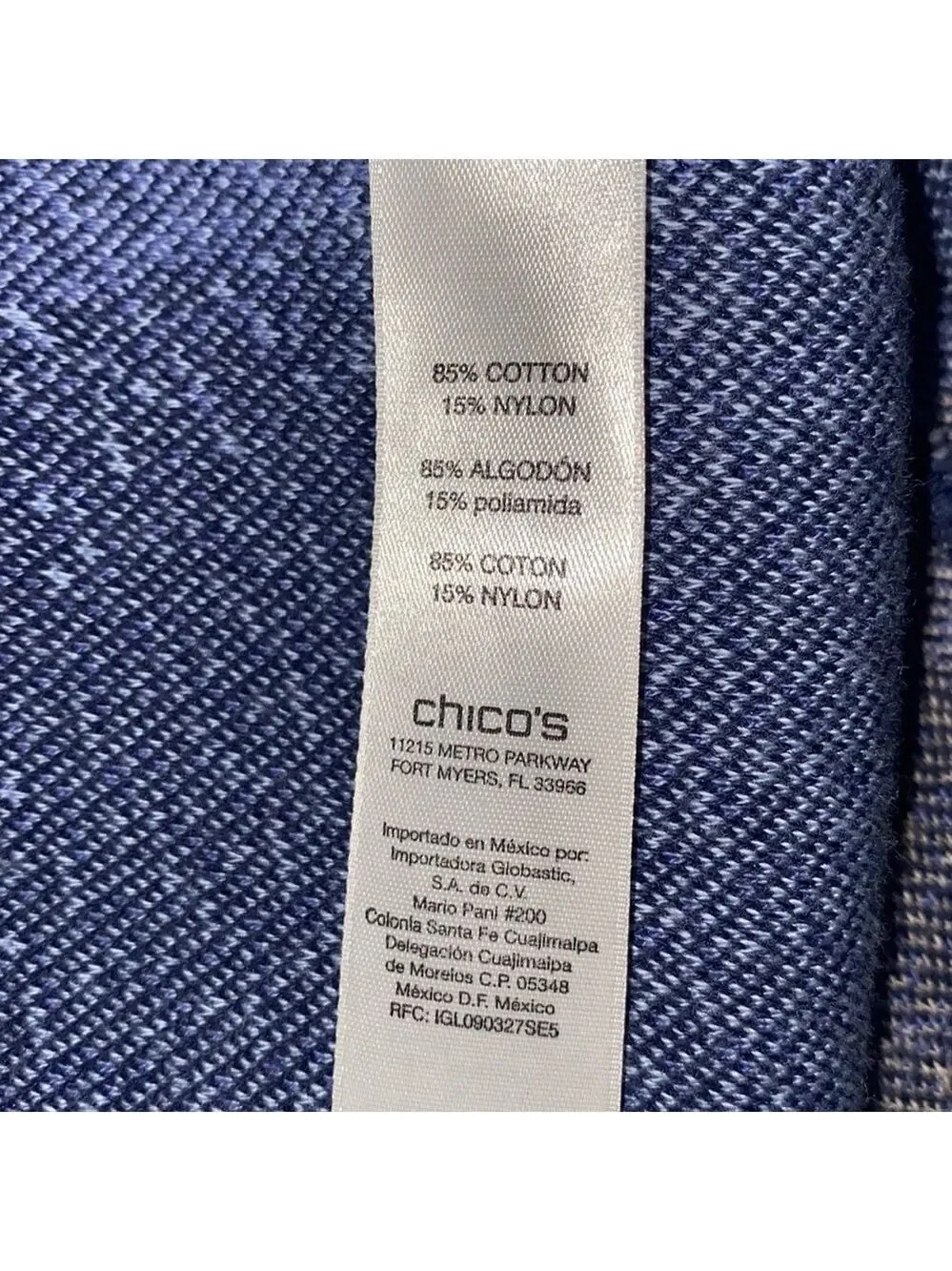 CHICO'S Painted Pattern Pam Abstract Open Front Cardigan